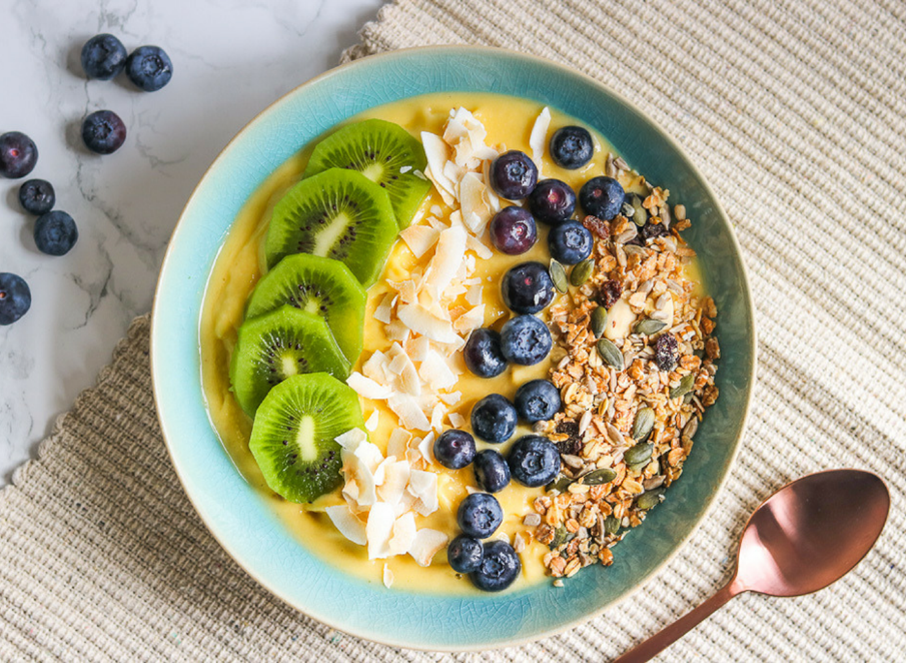 Tropical Breakfast Smoothie Bowl